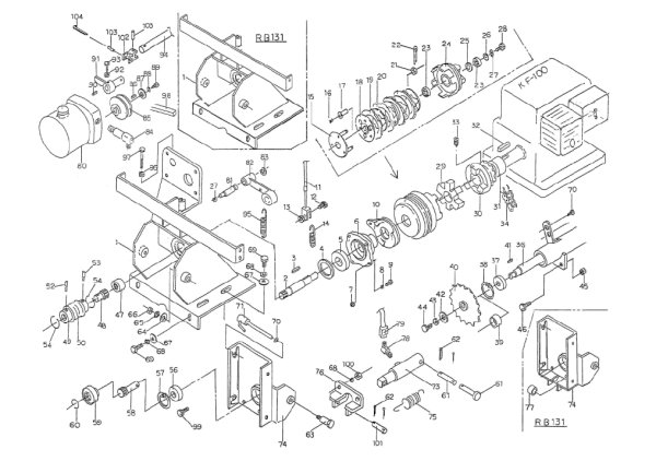 画像1: オーレック RB131 フリクションプレート  (1)