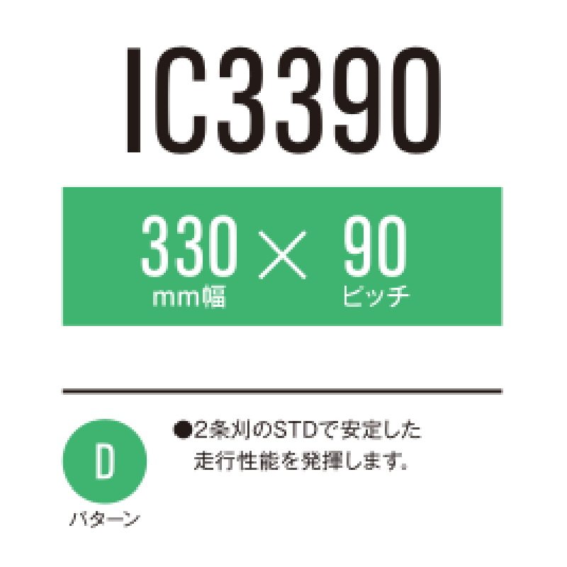 東日興産 コンバイン用クローラ 幅400×ピッチ84×コマ数33 (パターン: J) (品番 GA408433) 通販 